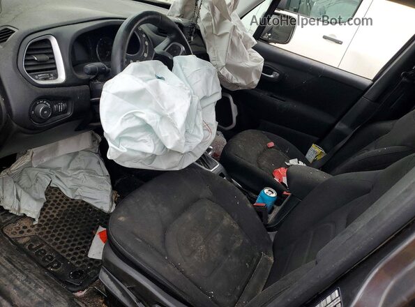 ZACNJBBB2KPK30338 2019 JEEP RENEGADE Charcoal Widok deski rozdzielczej