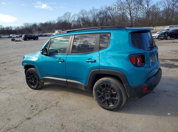 ZACNJBBB2KPK49231 2019 JEEP RENEGADE Blue Trasero izquierdo