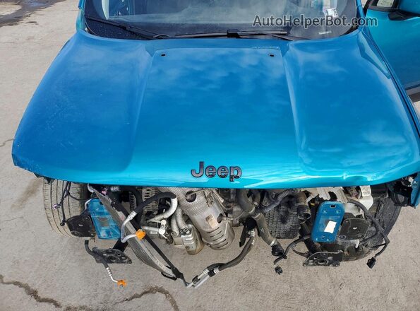 ZACNJBBB2KPK49231 2019 JEEP RENEGADE Blue Vista del compartimento del motor