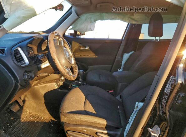 ZACNJBBB8KPK44597 2019 JEEP RENEGADE Black Vista interior delantera