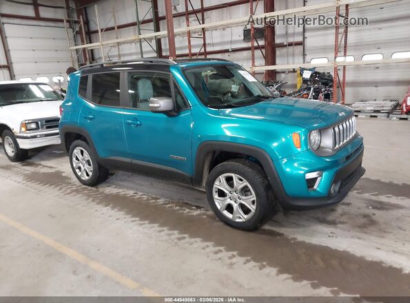 ZACNJBD18LPL77527 2020 JEEP RENEGADE Teal Передня права чверть