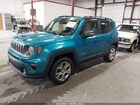 2020 Jeep Renegade Limited 4x4 Teal vin: ZACNJBD18LPL77527