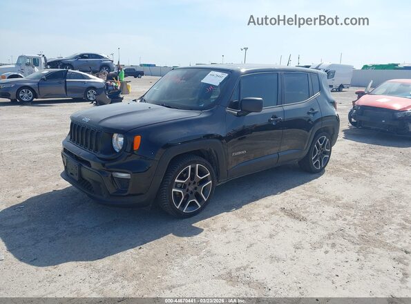 ZACNJCAB6MPM55582 2021 JEEP RENEGADE Черный Передняя левая четверть