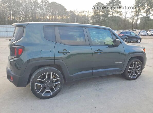 ZACNJCABXMPM69520 2021 JEEP RENEGADE Зеленый Задняя правая четверть