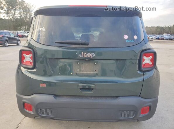 ZACNJCABXMPM69520 2021 JEEP RENEGADE Зеленый Вид сзади
