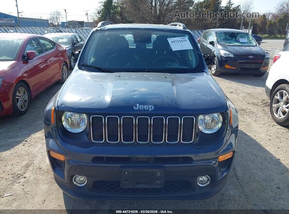 ZACNJCBB7MPM24842 2021 JEEP RENEGADE Синий Вид щитка приборов