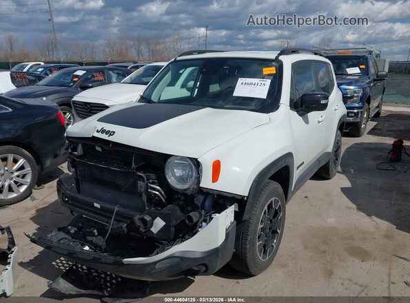 ZACNJDB10PPP55747 2023 JEEP RENEGADE White წინა მარცხენა ხედი სამი მეოთხედიდან