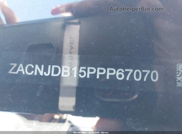ZACNJDB15PPP67070 2023 JEEP RENEGADE White Engine compartment view