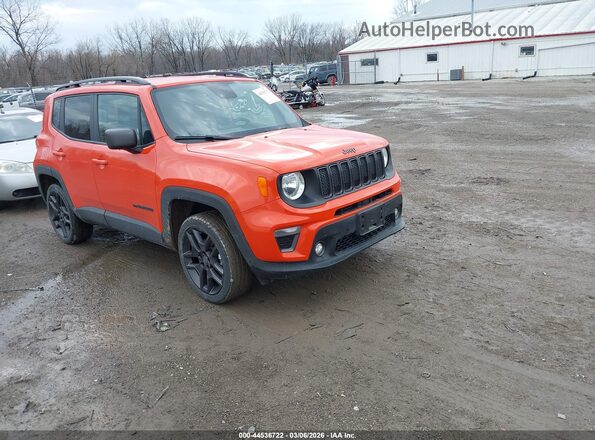 ZACNJDBB3MPM93968 2021 JEEP RENEGADE Orange Front right