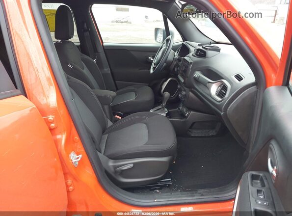 ZACNJDBB3MPM93968 2021 JEEP RENEGADE Orange Front interior view