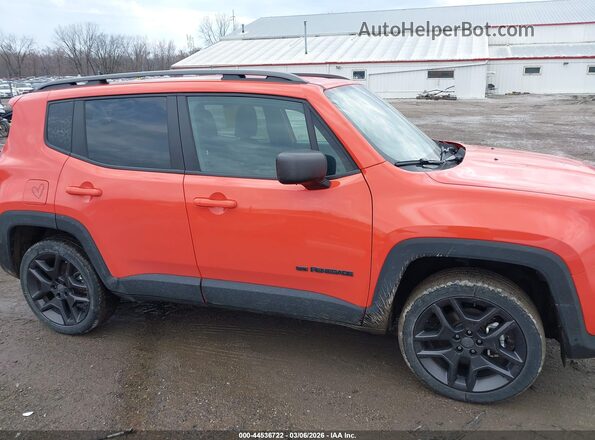 ZACNJDBB3MPM93968 2021 JEEP RENEGADE Orange Rear interior view