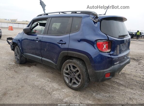 ZACNJDBB6MPM78221 2021 JEEP RENEGADE Blue უკანა მარცხენა