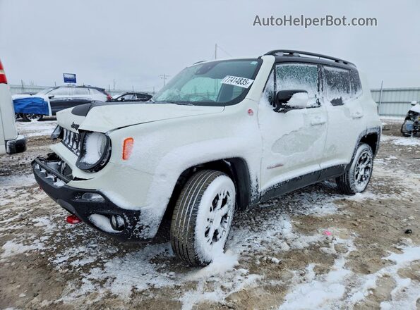 ZACNJDC18PPP41206 2023 JEEP RENEGADE White წინა მარცხენა ხედი სამი მეოთხედიდან