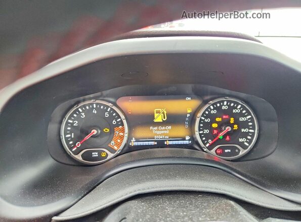 ZACNJDC18PPP41206 2023 JEEP RENEGADE White ხელსაწყოთა პანელის ხედი