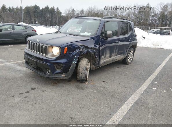 ZACNJDD13MPN32854 2021 JEEP RENEGADE Blue Vista tres cuartos delantera izquierda
