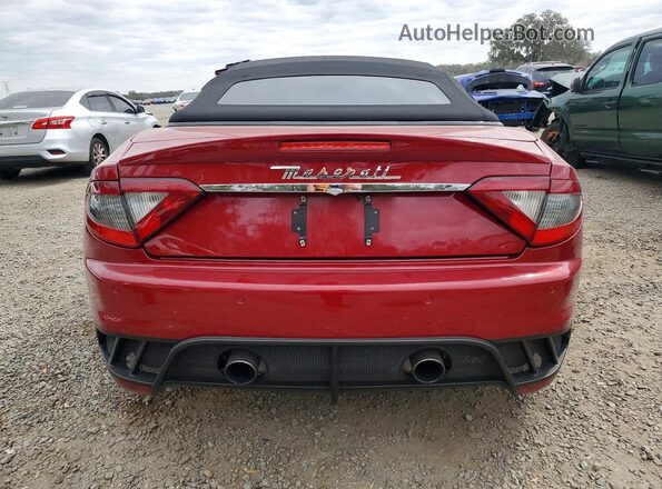 ZAM45VMAXG0174084 2016 MASERATI GRANTURISM Red Vista trasera