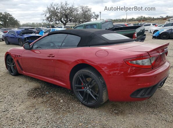 ZAM45VMAXG0174084 2016 MASERATI GRANTURISM Red Trasero izquierdo