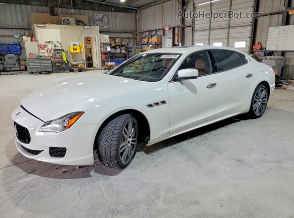 ZAM56PPA5G1165649 2016 MASERATI QUATTROPOR White Front left