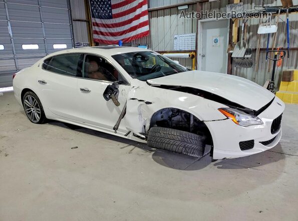 ZAM56PPA5G1165649 2016 MASERATI QUATTROPOR White Front right