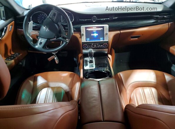 ZAM56PPA5G1165649 2016 MASERATI QUATTROPOR White Dashboard view