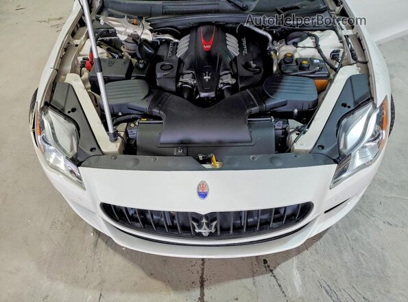 ZAM56PPA5G1165649 2016 MASERATI QUATTROPOR White Rear interior view