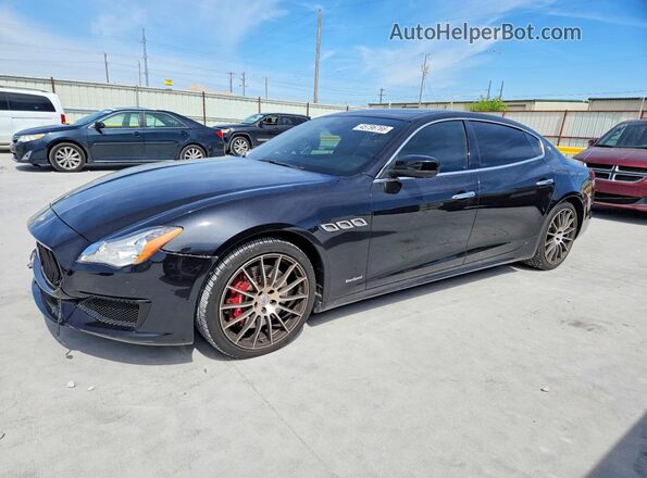 ZAM56PPS2H1235523 2017 MASERATI QUATTROPOR Black Przód lewy