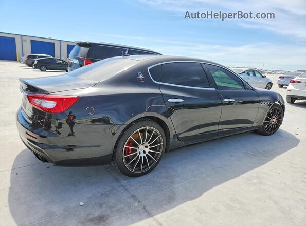 ZAM56PPS2H1235523 2017 MASERATI QUATTROPOR Black Tył prawy