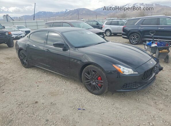 ZAM56RPA7H1224018 2017 MASERATI QUATTROPOR Черный Передняя правая четверть