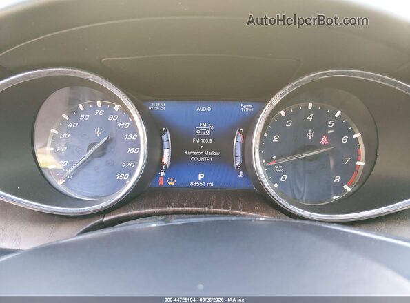 ZAM56YPL3J1281477 2018 MASERATI QUATTROPOR White Вид задніх сидінь