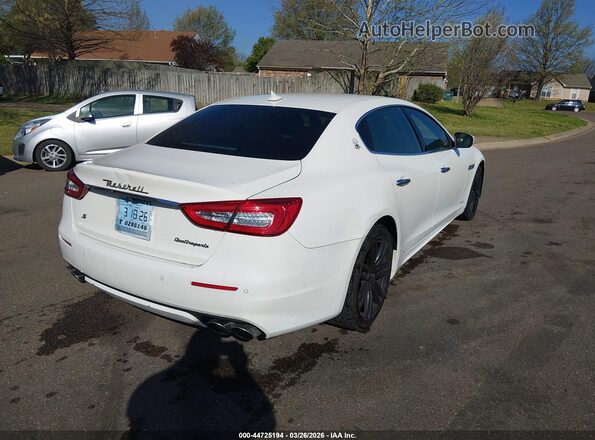 ZAM56YPL3J1281477 2018 MASERATI QUATTROPOR White Задня права чверть