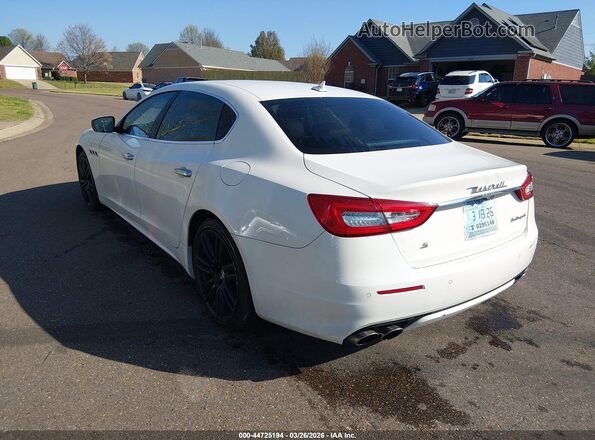 ZAM56YPL3J1281477 2018 MASERATI QUATTROPOR White Задня ліва чверть