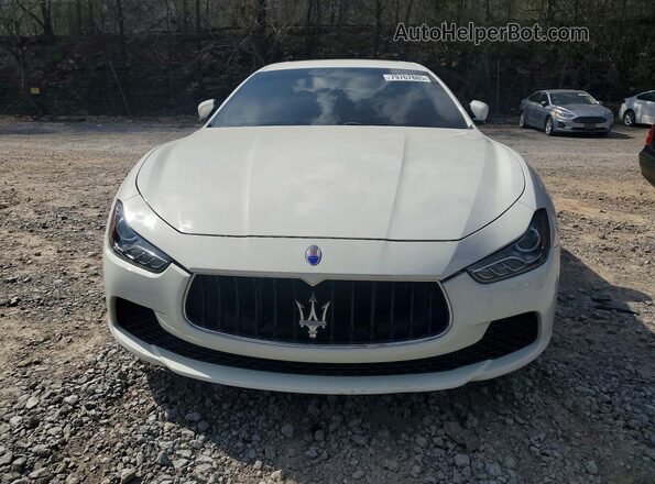ZAM57RSA1G1190807 2016 MASERATI GHIBLI Белый Вид спереди