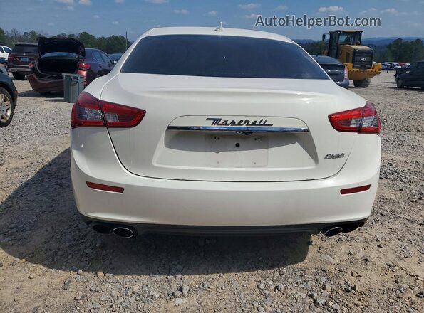 ZAM57RSA1G1190807 2016 MASERATI GHIBLI Белый Вид сзади