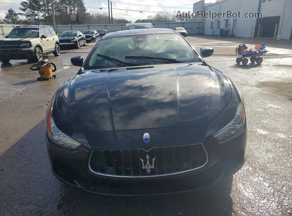 ZAM57RSA5H1218917 2017 MASERATI GHIBLI Черный Вид спереди