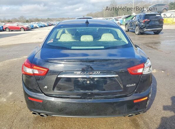 ZAM57RSA5H1218917 2017 MASERATI GHIBLI Черный Вид сзади