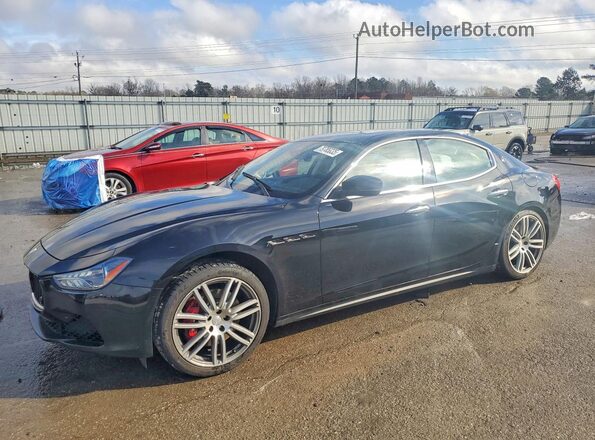 ZAM57RSA5H1218917 2017 MASERATI GHIBLI Черный Передняя левая четверть