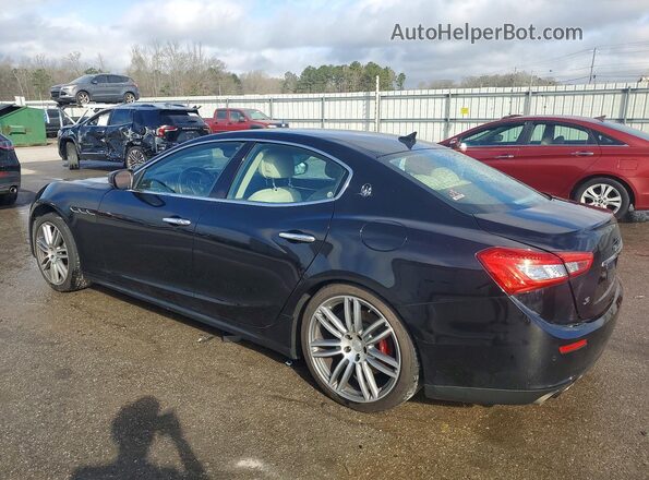 ZAM57RSA5H1218917 2017 MASERATI GHIBLI Черный Задняя левая четверть