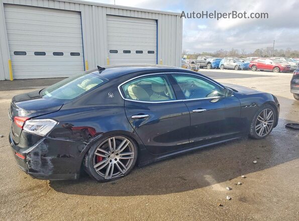 ZAM57RSA5H1218917 2017 MASERATI GHIBLI Черный Задняя правая четверть