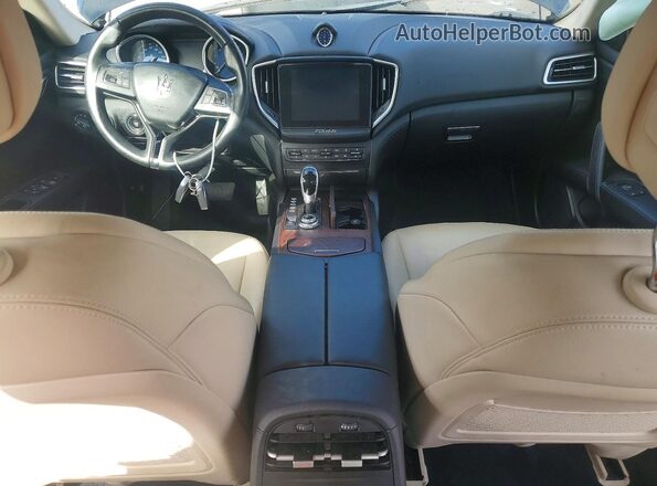 ZAM57RSA5H1218917 2017 MASERATI GHIBLI Черный Вид панели приборов