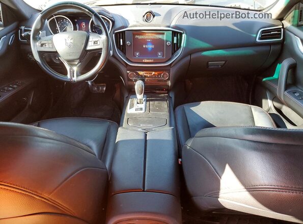 ZAM57RSAXG1170829 2016 MASERATI GHIBLI Черный Вид панели приборов