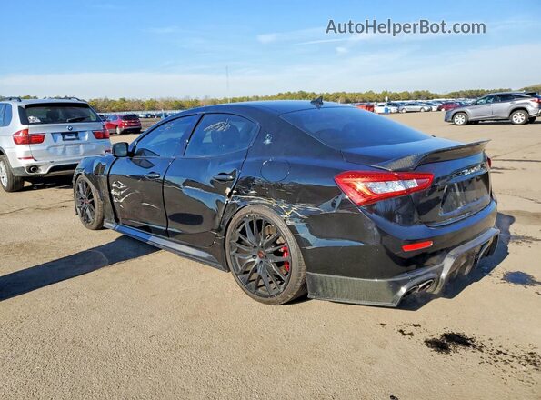 ZAM57RSAXG1170829 2016 MASERATI GHIBLI Черный Задняя левая четверть