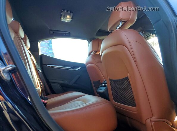 ZAM57RSS6H1218837 2017 MASERATI GHIBLI Blue Հետևի նստատեղերի տեսք