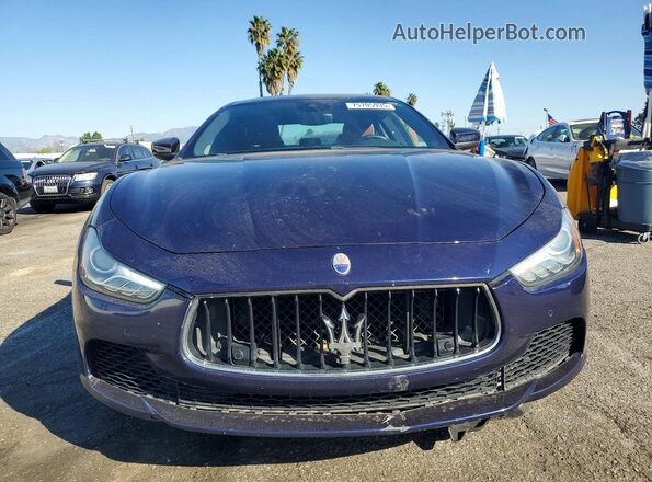ZAM57RSS6H1218837 2017 MASERATI GHIBLI Blue Դիմացի տեսք