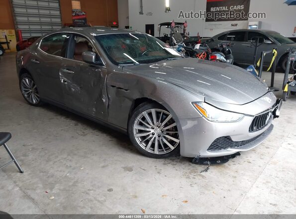 ZAM57RTA2G1177322 2016 MASERATI GHIBLI Gray წინა მარჯვენა