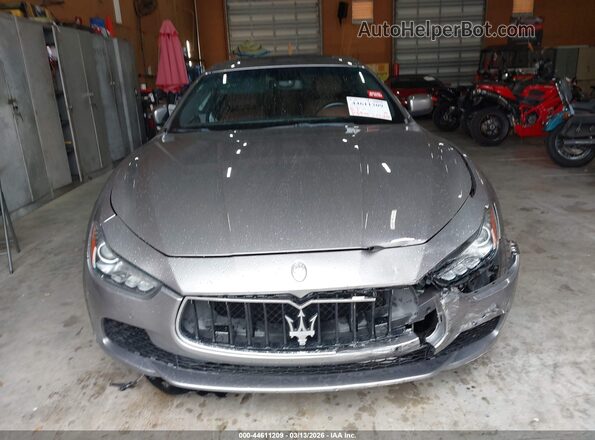 ZAM57RTA2G1177322 2016 MASERATI GHIBLI Gray ხელსაწყოთა პანელის ხედი