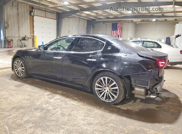 ZAM57RTA5G1173703 2016 MASERATI GHIBLI Черный Задняя левая четверть