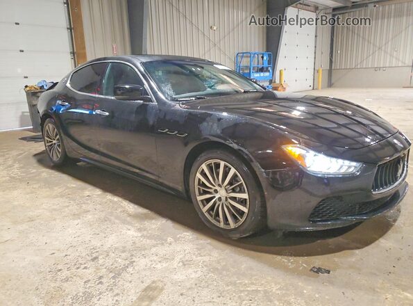 ZAM57RTA5G1173703 2016 MASERATI GHIBLI Черный Передняя правая четверть