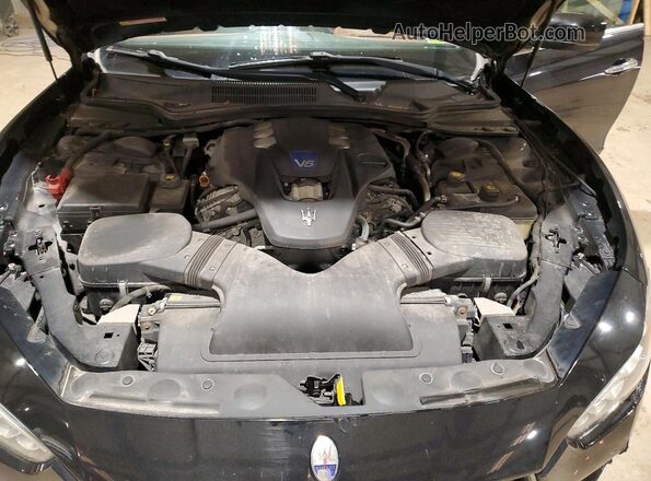 ZAM57RTA5G1173703 2016 MASERATI GHIBLI Черный Вид задней части салона