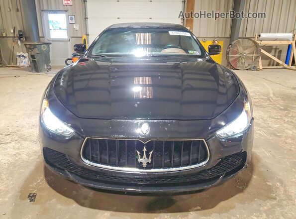 ZAM57RTA5G1173703 2016 MASERATI GHIBLI Черный Вид спереди