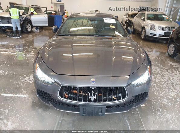 ZAM57RTA5G1177119 2016 MASERATI GHIBLI Gray Vista frontal